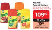 Knorr Aromat Canister (All Variants)-10 x 75g