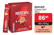 Nescafe Classic 3 In 1 350g-20 x 17.5g
