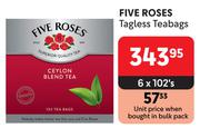 Five Roses Tagless Teabags-6 x 102's