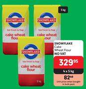 Snowflake Cake Wheat Flour-4 x 5Kg