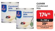 Clover Condensed Milk-6 x 385g