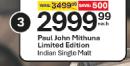 Indri Paul John Mithuna Limited Edition Indian Single Malt-Each