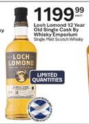 Loch Lomond 12 Year Old Single Cask By Whisky Emporium Single Malt Scotch Whisky-Each