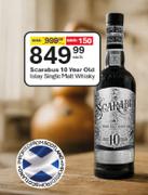 Scarabus 10 Year Old Islay Single Malt Whisky-Each
