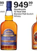 Glenbrynth 12 Year Old Blended Malt Scotch Whisky-Each