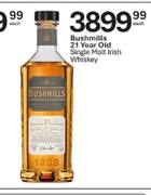 Bushmills 21 Year Old Single Malt Irish Whisky-Each