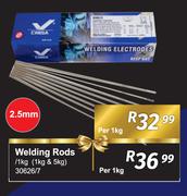 Welding Rods 2.5mm (1Kg & 5Kg) 30626/7-Per 1Kg