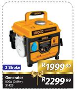 Ingco 800W (1.8W) 2 Stroke Generator 31426