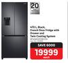 Samsung 470L Black, French Door Fridge With Drawer & Twin Cooling System RF49A5202B1/FA