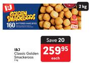 I&J Classic Golden Smackeroos-2Kg Each