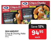 Sea Harvest Crisp & Chunky Hake (All Variants)-500g Each