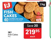 I&J Fish Cakes-2Kg Each