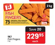 I&J Fish Fingers-2Kg Each
