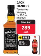 Jack Daniel's Tennessee Whisky-750ml