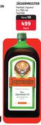 Jagermeister Herbal Liqueur-For 2 x 750ml