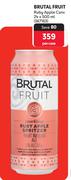 Brutal Fruit Ruby Apple Cans-24 x 500ml Per Case