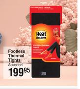 Heat Holders Footless Thermal Tights Assorted