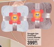 Heat Holders Snuggle Ups Oversized Luxury Blanket Assorted Colours-Each