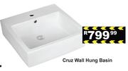 Cruz Wall Hung Basin