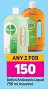 Dettol Antiseptic Liquid Assorted-For 2 x 750ml