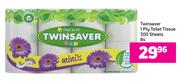 Twinsaver 1 Ply Toilet Tissue 300 Sheets-8s