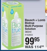 Bausch + Lomb Biotrue Multi Purpose Solution-360ml