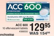 ACC 600-10 Effevescent Tablets