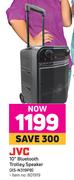 JVC 10" Bluetooth Trolley Speaker XS-N319PB