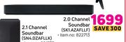 LG 2.0 Channel Soundbar SK1.AZAFLLF