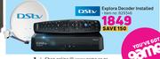DSTV Explora Decoder Installed