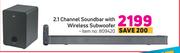 JVC 2.1 Channel Soundbar With Wireless Subwoofer