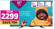 Telefunken 32" (81cm) HD LED TV TLEDD-32HD