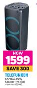 Telefunken 6.5" Dual Party Speaker TPS-650
