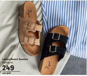 Ladies Resort Sandals 850016898-Per Pair