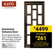 Kayo Aluminium Entrance Door
