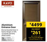 Kayo Aluminium Entrance Door