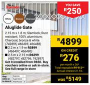 Xpanda DIY Aluglide Gate-2.2m x 1.9m