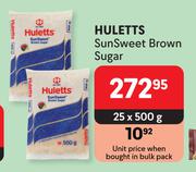 Huletts Sun Sweet Brown Sugar-25 x 500g