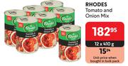 Rhodes Tomato & Onion Mix-12 x 410g