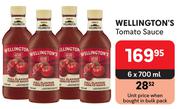 Wellington's Tomato Sauce-6 x 700ml