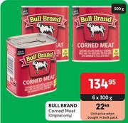 Bull Brand Corned Meat Original Only-6 x 300g