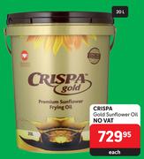 Crispa Gold Sunflower Oil-20L Each