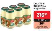 Crosse & Blackwell Mayonnaise-6 x 750g