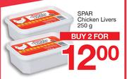 Spar Chicken Livers-2x250g