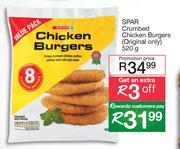Spar Crumbed Chicken Burgers-520g