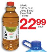 Spar 100% Fruit Juice Blend-1.5Ltr Each