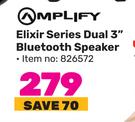 Amplify Elixir Series Dual 3" Bluetooth Speaker