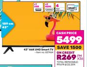 Hisense 43"(109cm) A6k UHD Smart TV
