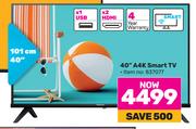 Hisense 40"(101cm) A4k Smart TV