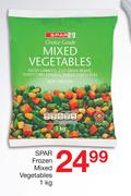 Spar Frozen Mixed Vegetables-1Kg